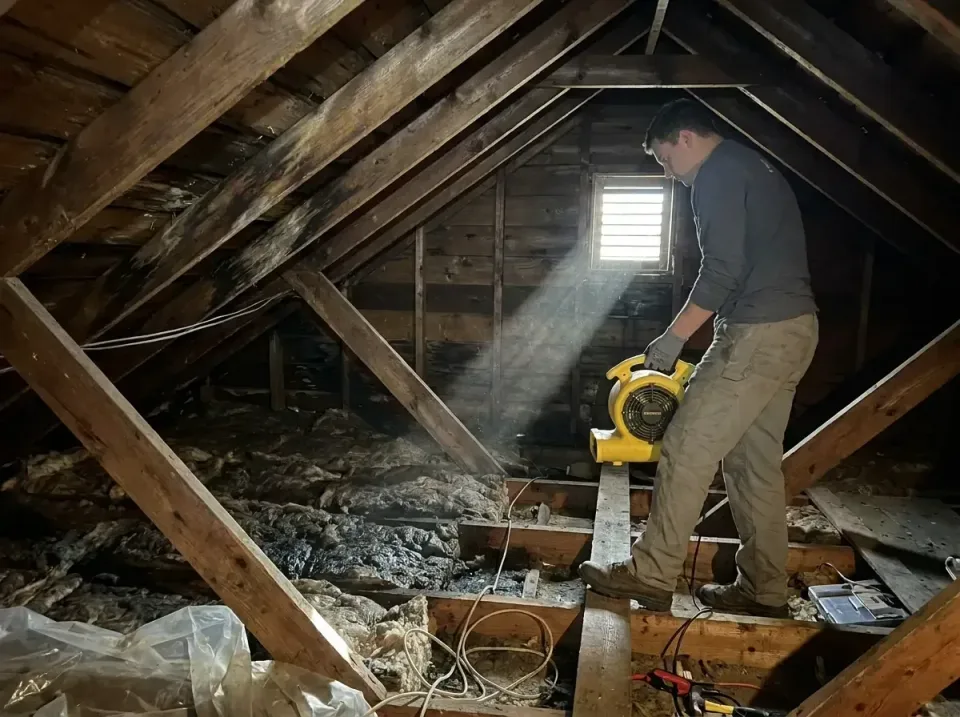 attic-water-damage-drying-proc-007 — frequently asked questions, Emergency Water Extraction & 24/7 Flood Response in Bardsto…